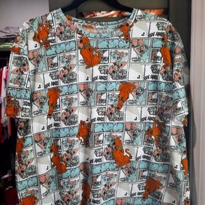 Scooby-Doo  shirt 2XL. But fits 1XL.
